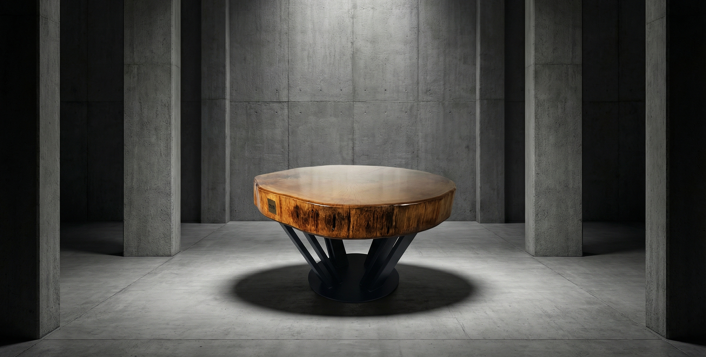 Opari Design - stół z drewna i żywicy epoksydowej